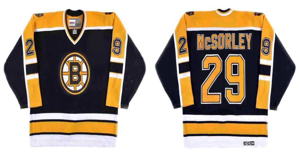 2019 Men Boston Bruins #29 Mcsorley Black CCM NHL jerseys->boston bruins->NHL Jersey